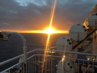Sonnenaufgang in der Bass Strait