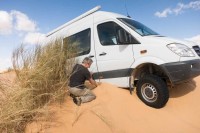 Der Böschungswinkel ist auch eindeutig zu klein