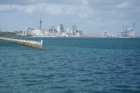 Blick aufs CBD von Auckland