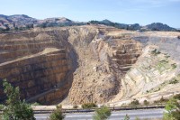 Tagebau der Martha Mine mit Rutschung