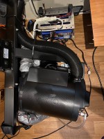 truma Combi 6E montiert mit provisorischer 230V-Leitung