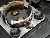 2 Faden Glühlampenfassung aus Metall