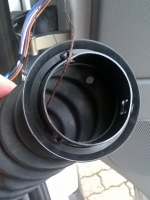 Spiegel Kabeldurchführung Faltenbalg rechts