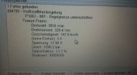 Kraftstoffdruckregler Fehlerauslese
