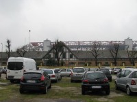 Am Stadion des AC Mailand