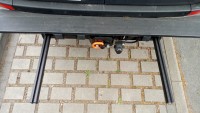 Beide ITEM-Träger haben 10er Nuten und ermöglichen so die Befestigung von Fahrradträger und anderem Zubehör mit Schrauben M6, M8, M10