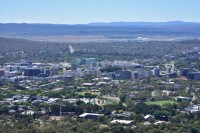Blick über Canberra  - Stadtzentrum