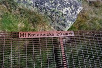 Weg zum Mt. Kosziosko