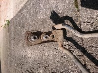 Befestigung an der Reserveradhalterung