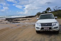 Pajero on the beach