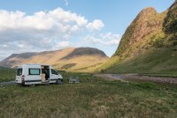 Ein Traum von einem Übernachtungsplatz: im Glen Etive